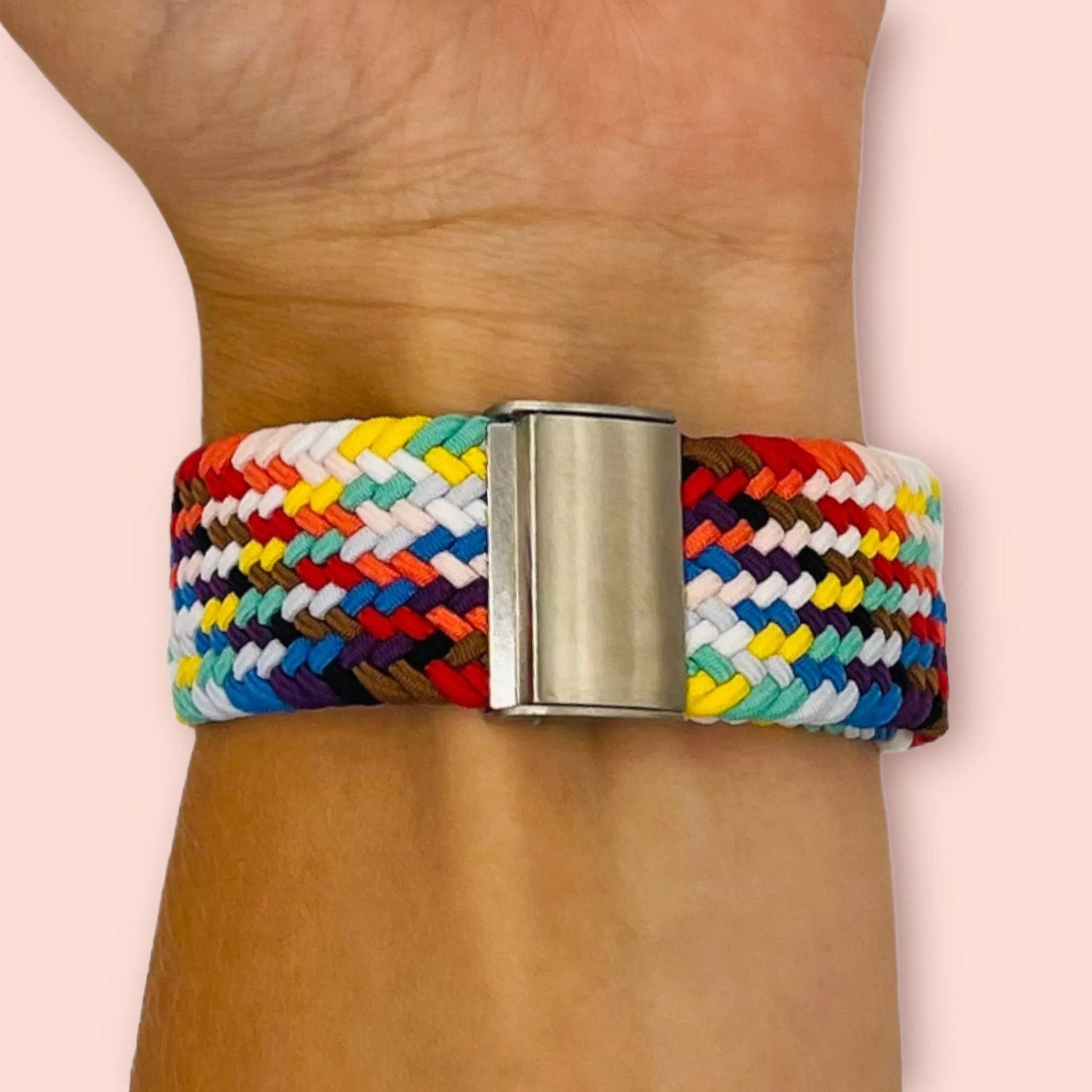 Nylon Braided Loop Watch Straps Compatible with the Garmin Approach S40