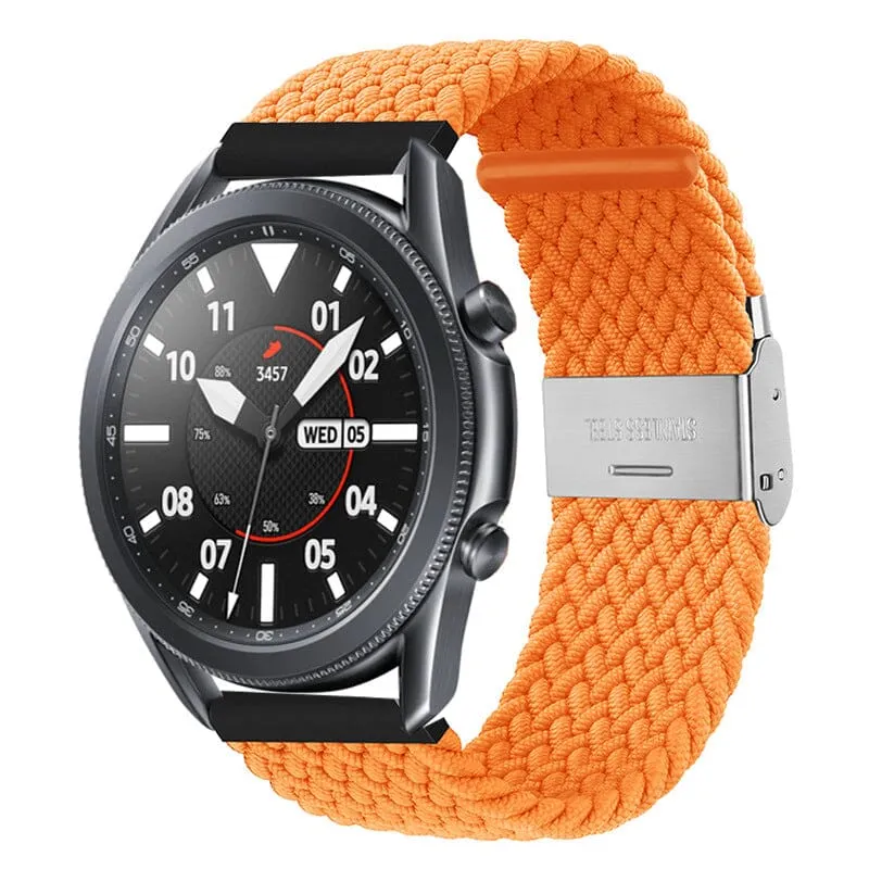 Nylon Braided Loop Watch Straps Compatible with the Garmin Approach S40