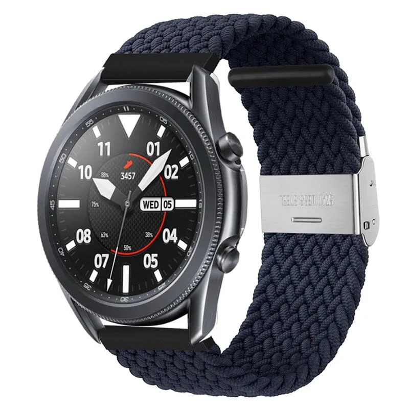 Nylon Braided Loop Watch Straps Compatible with the Garmin Approach S40
