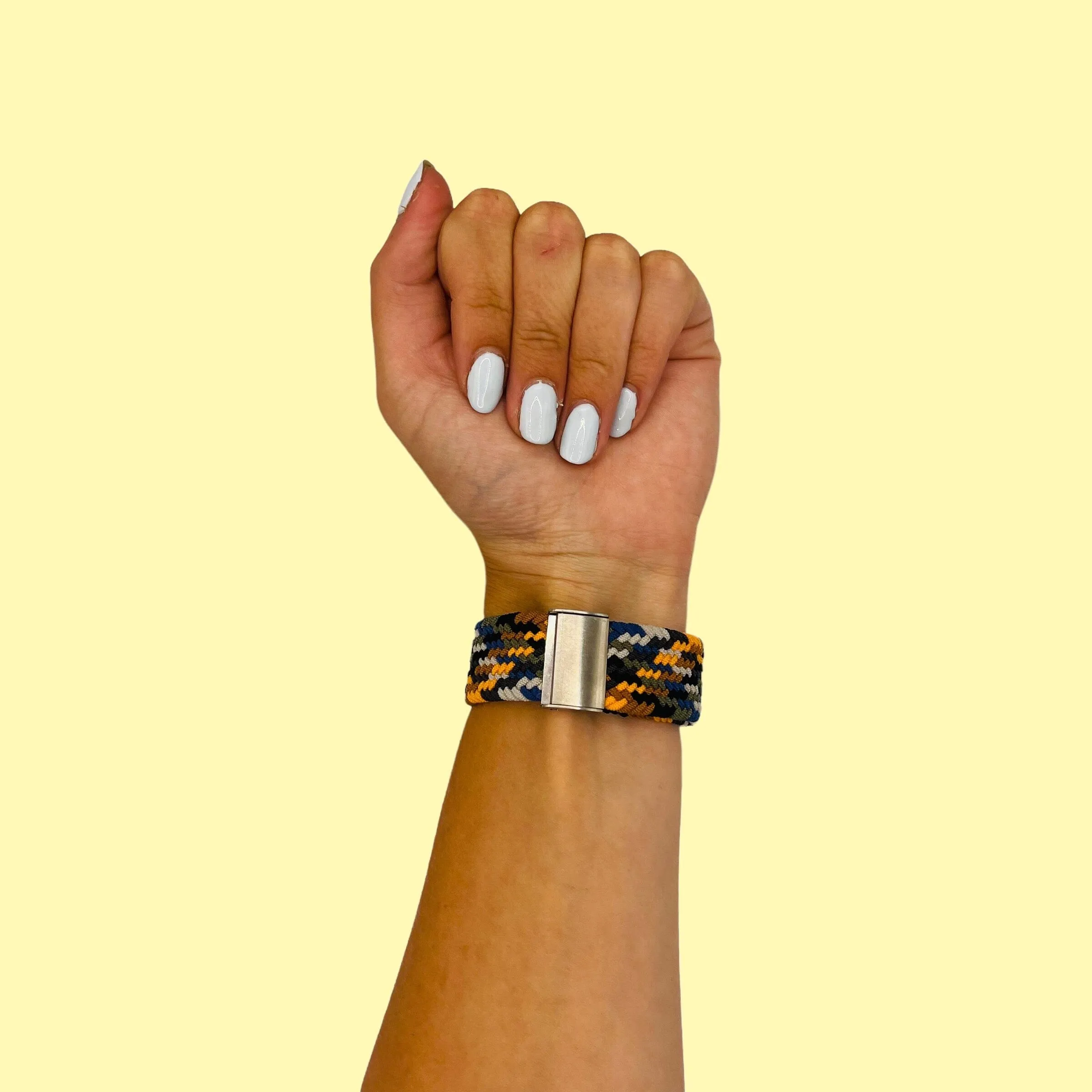 Nylon Braided Loop Watch Straps Compatible with the Garmin Approach S40