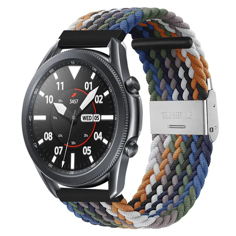 Nylon Braided Loop Watch Straps Compatible with the Garmin Approach S40