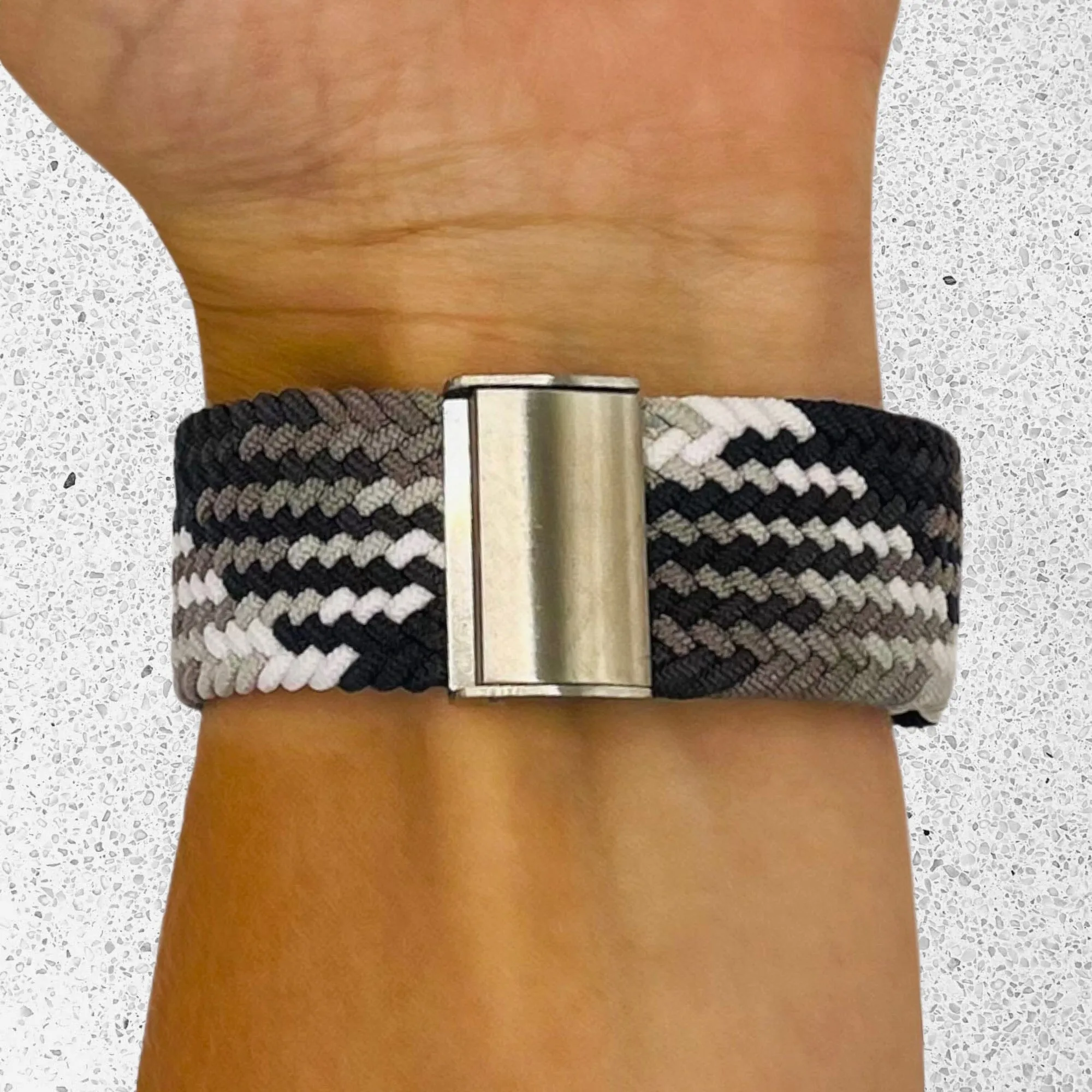 Nylon Braided Loop Watch Straps Compatible with the Garmin Approach S40