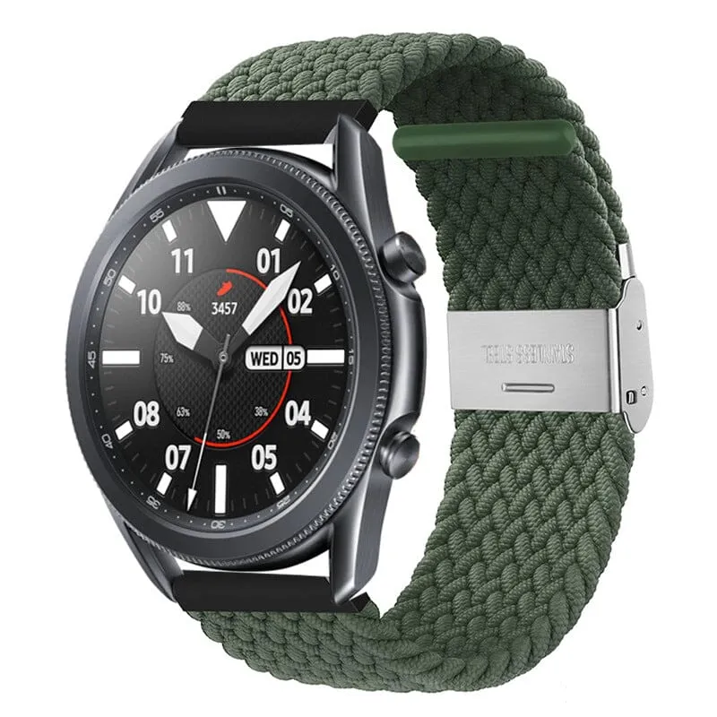 Nylon Braided Loop Watch Straps Compatible with the Garmin Approach S40