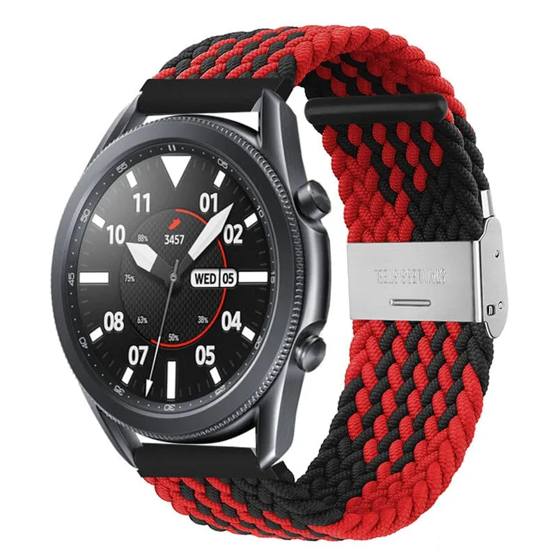 Nylon Braided Loop Watch Straps Compatible with the Garmin Approach S40