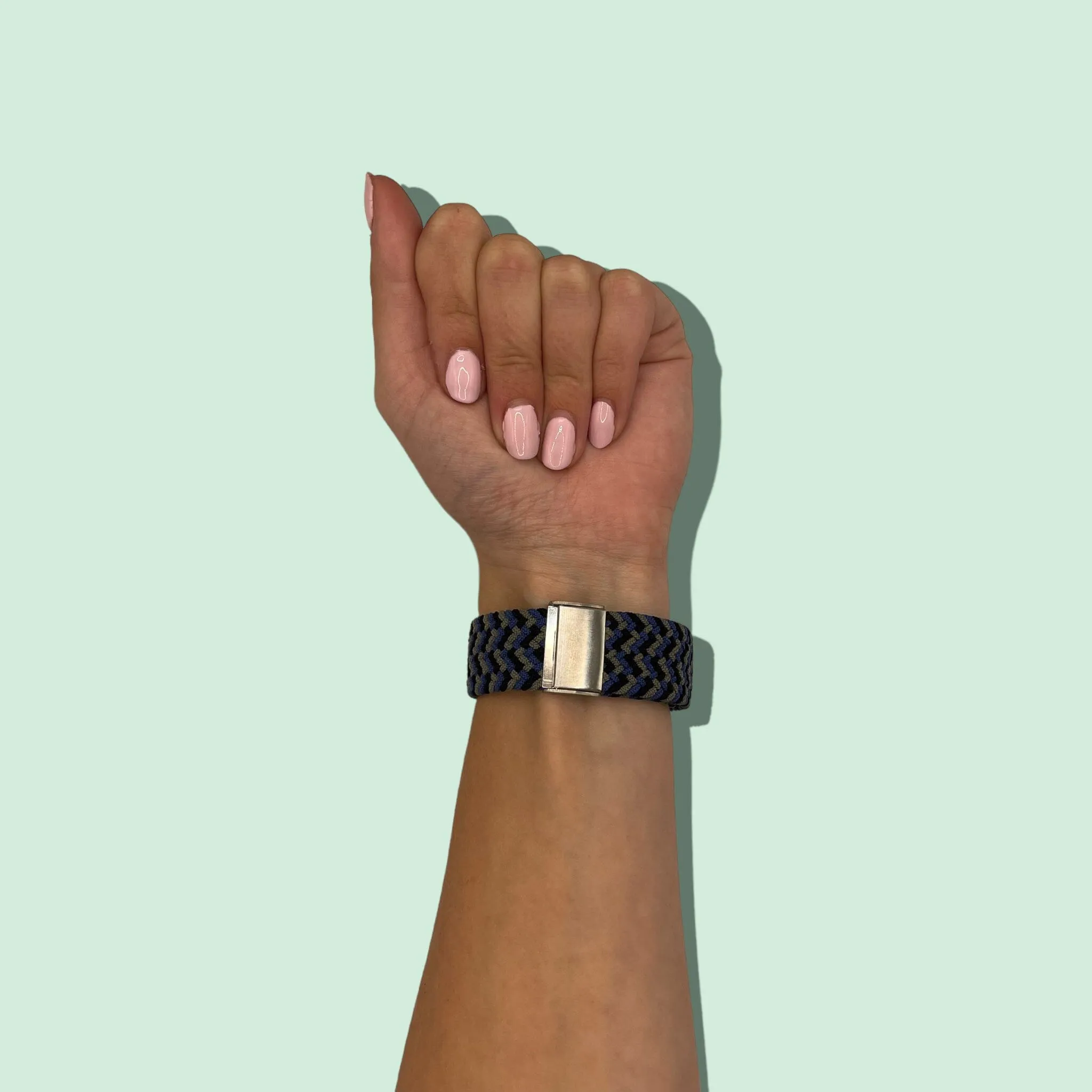 Nylon Braided Loop Watch Straps Compatible with the Garmin Approach S40