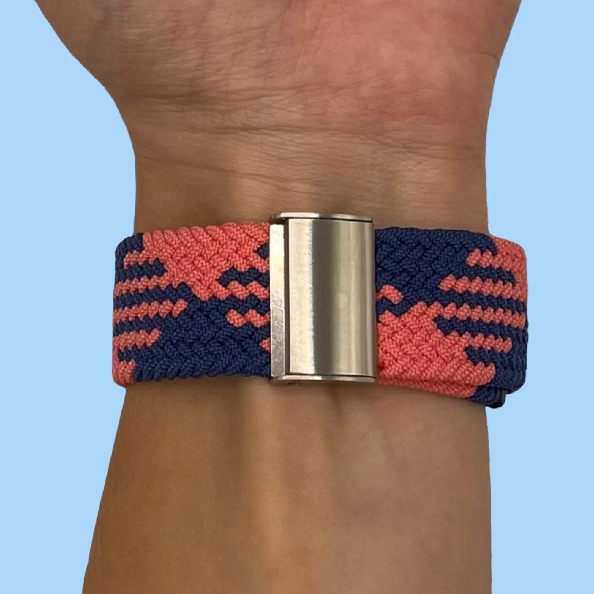 Nylon Braided Loop Watch Straps Compatible with the Garmin Approach S40