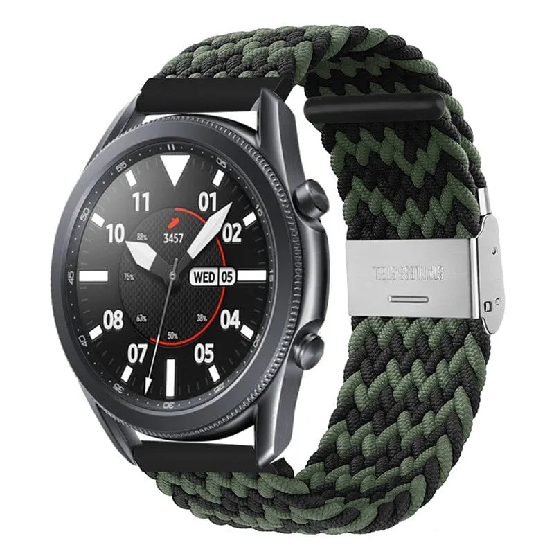 Nylon Braided Loop Watch Straps Compatible with the Garmin Approach S40