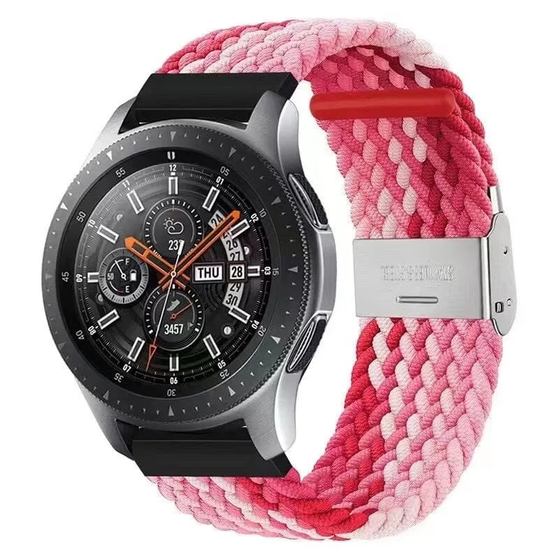 Nylon Braided Loop Watch Straps Compatible with the Garmin Approach S40