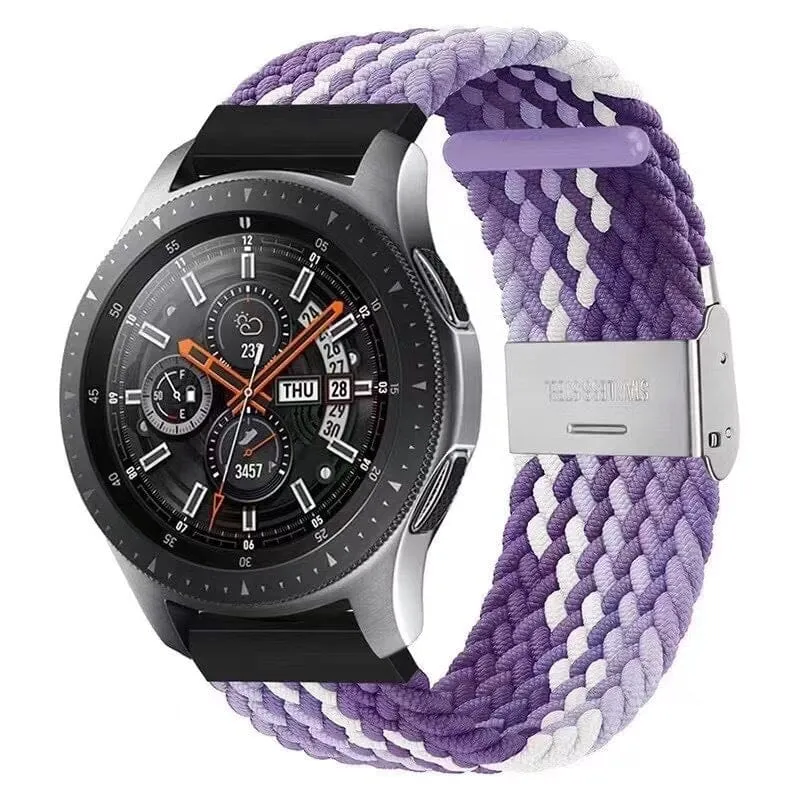 Nylon Braided Loop Watch Straps Compatible with the Garmin Approach S40