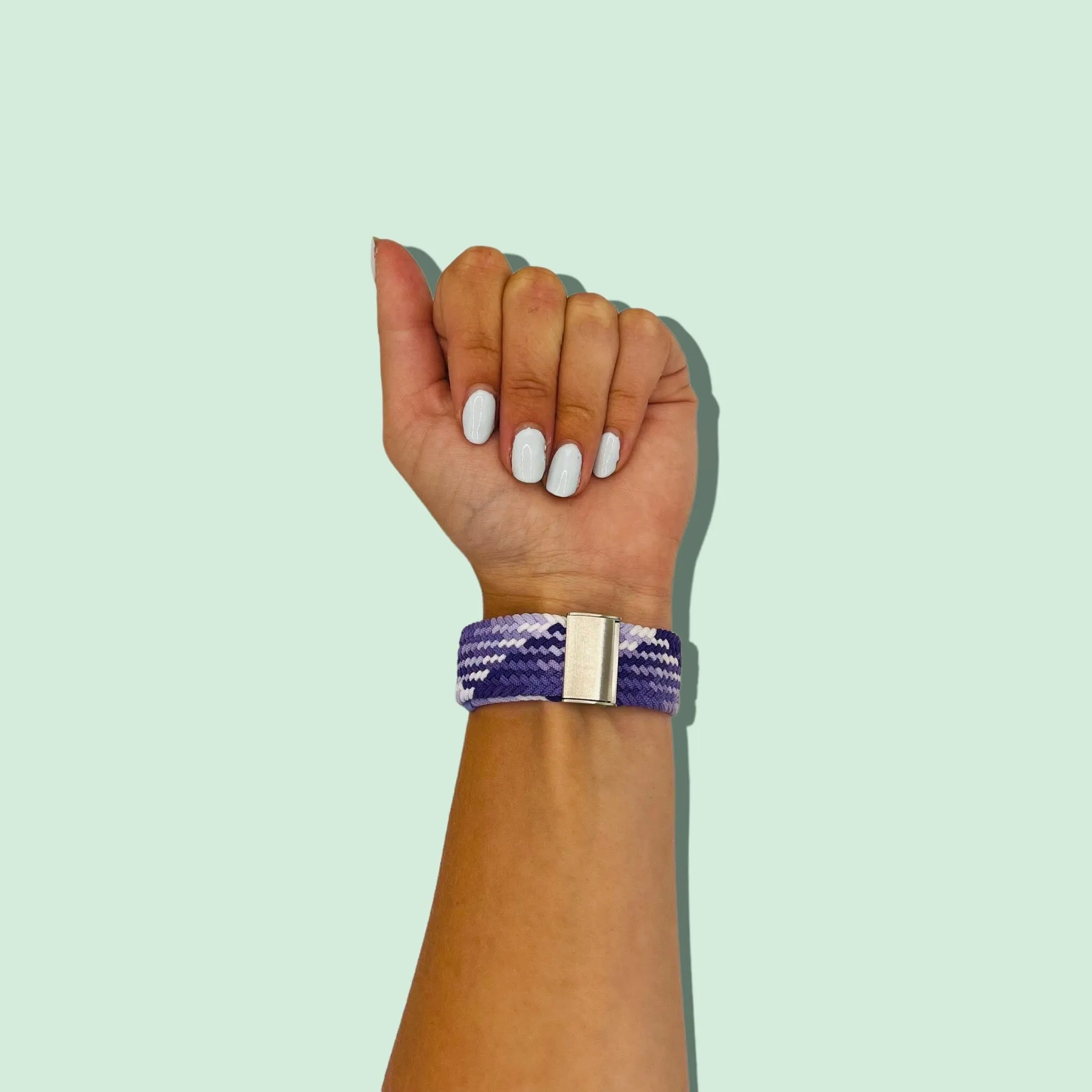 Nylon Braided Loop Watch Straps Compatible with the Garmin Approach S40