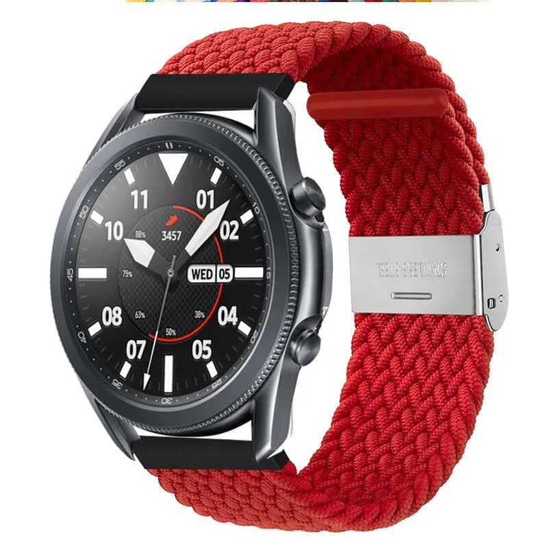 Nylon Braided Loop Watch Straps Compatible with the Garmin Approach S40