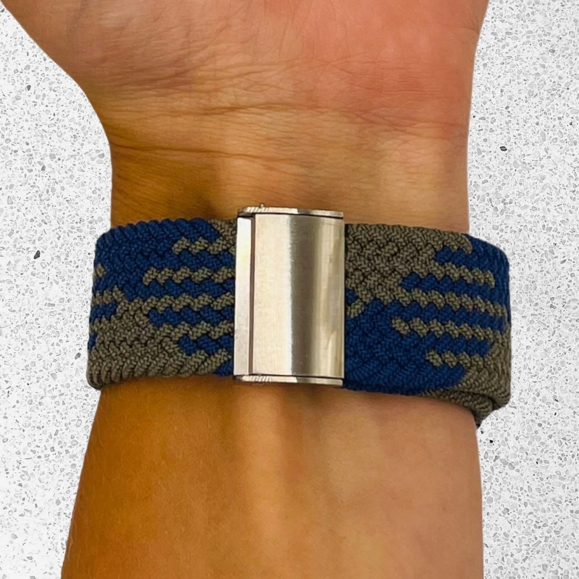 Nylon Braided Loop Watch Straps Compatible with the Garmin Approach S40