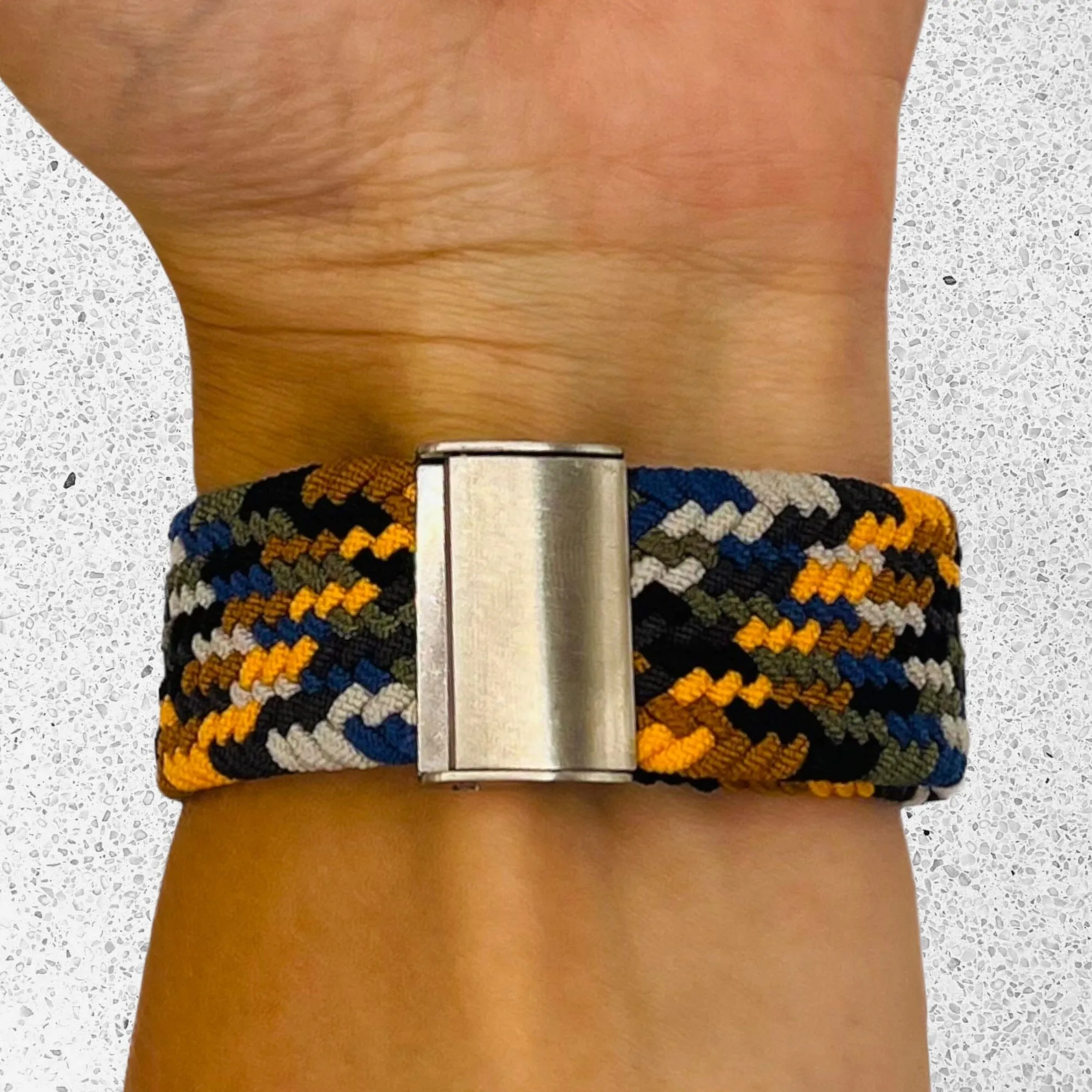 Nylon Braided Loop Watch Straps Compatible with the Garmin Approach S40