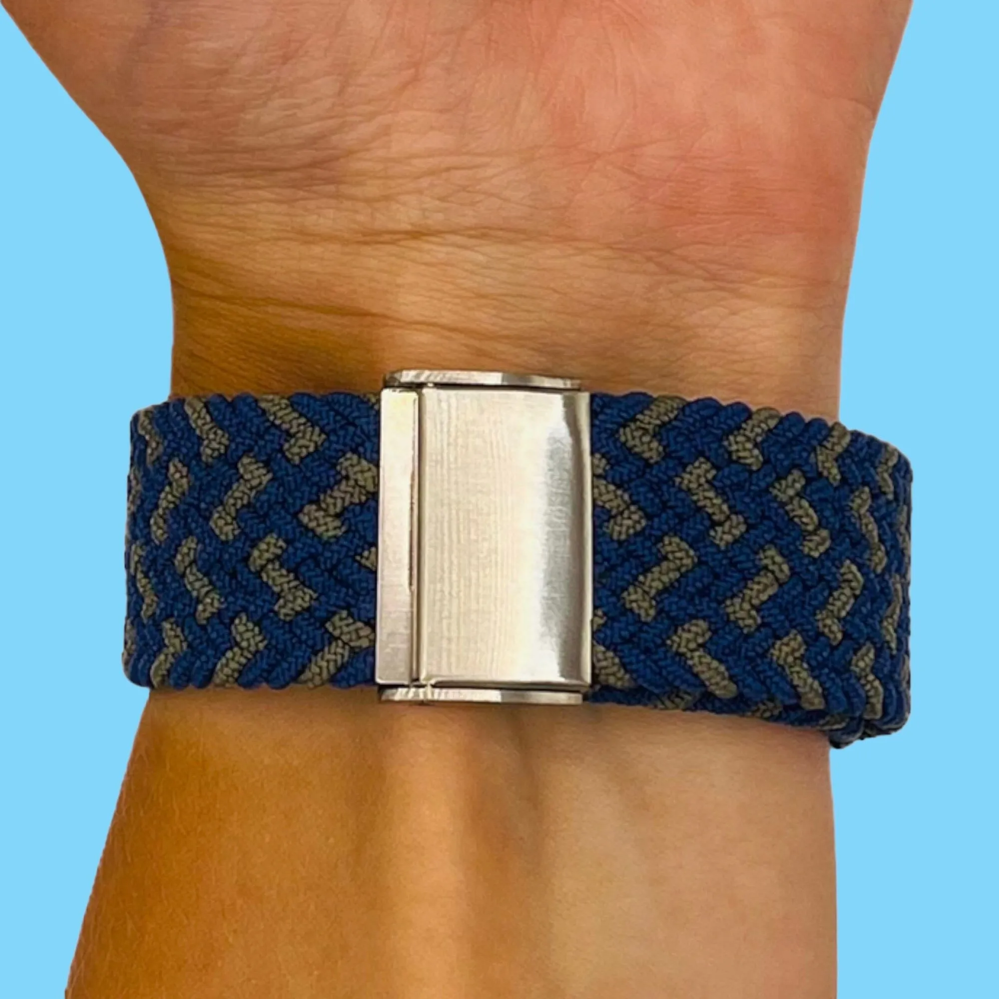 Nylon Braided Loop Watch Straps Compatible with the Garmin Approach S40