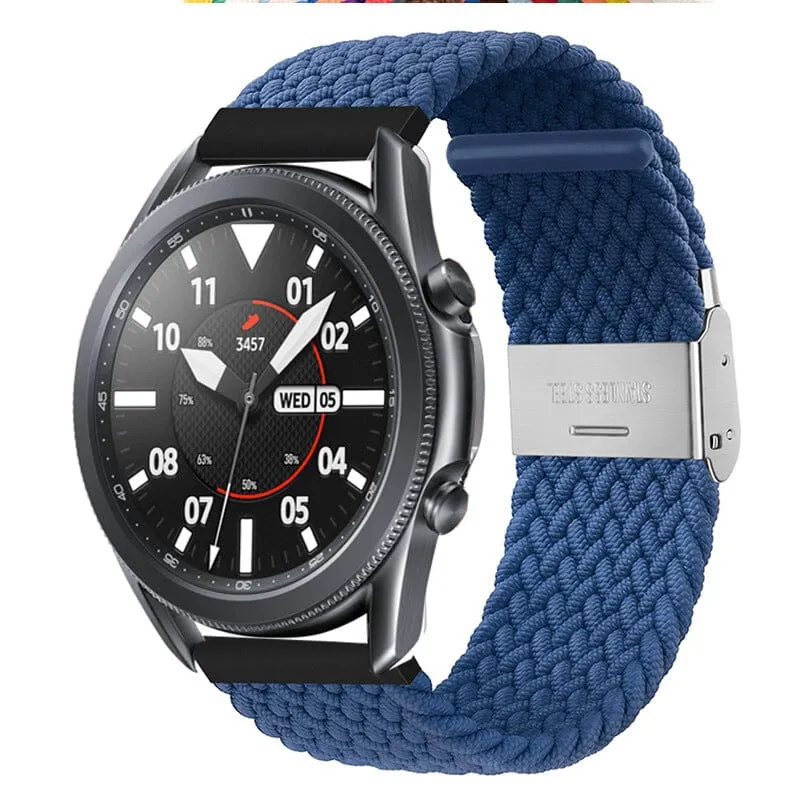 Nylon Braided Loop Watch Straps Compatible with the Garmin Approach S40