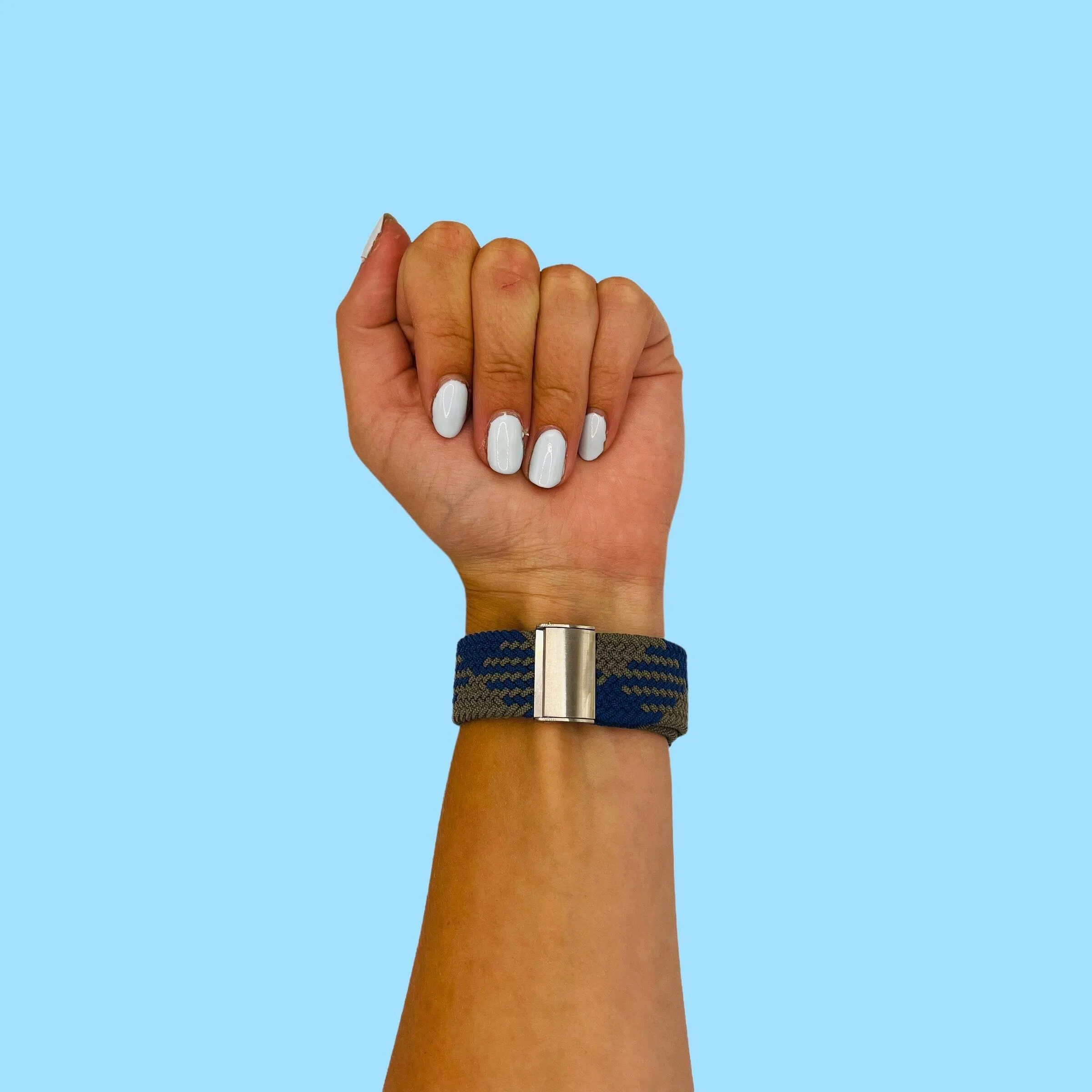 Nylon Braided Loop Watch Straps Compatible with the Garmin Approach S40