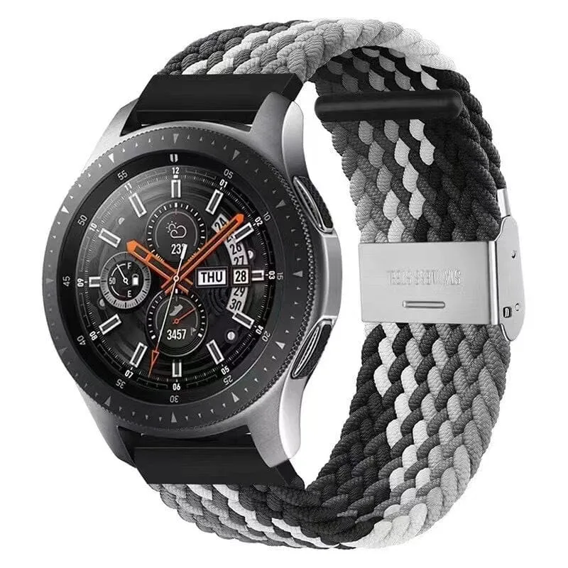 Nylon Braided Loop Watch Straps Compatible with the Garmin Approach S40