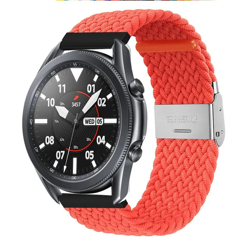 Nylon Braided Loop Watch Straps Compatible with the Garmin Approach S40