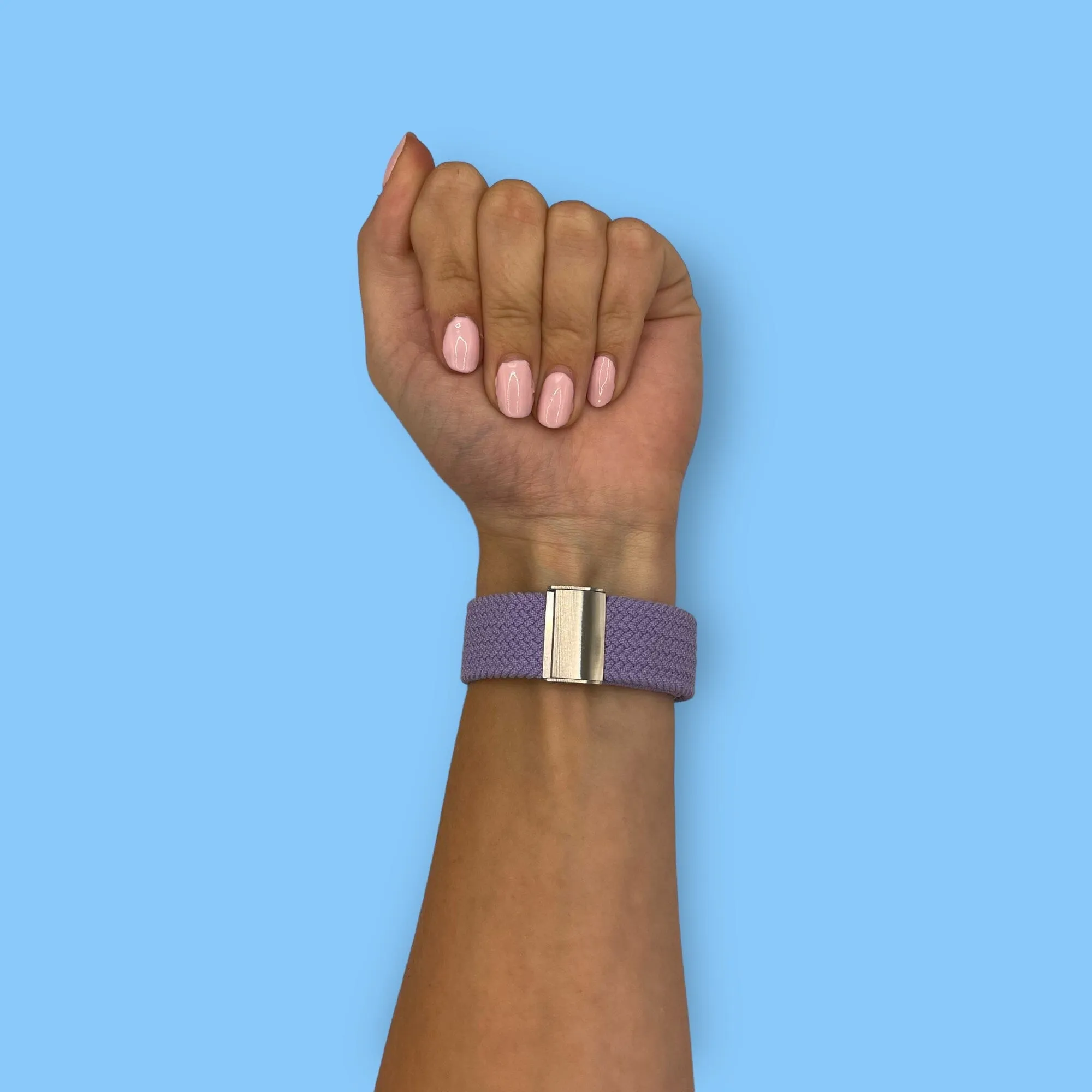 Nylon Braided Loop Watch Straps Compatible with the Garmin Approach S40