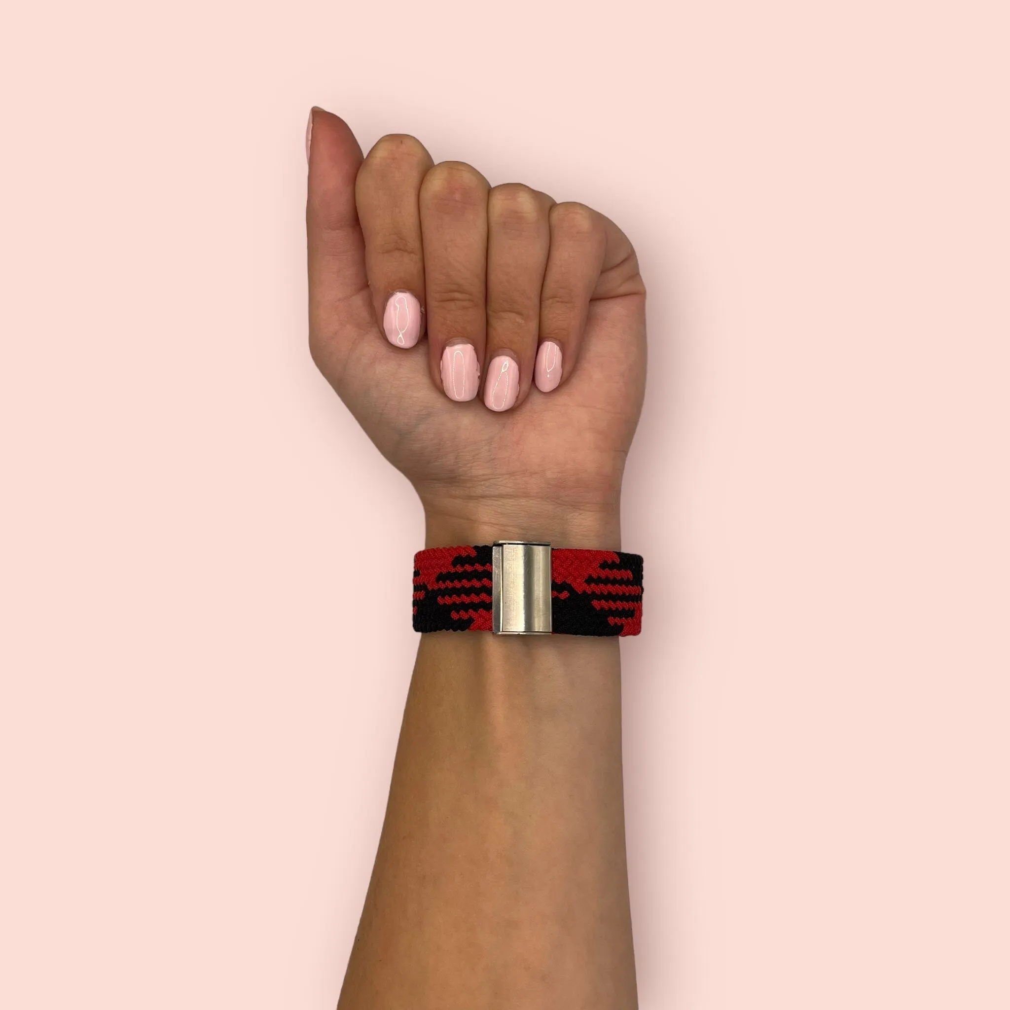 Nylon Braided Loop Watch Straps Compatible with the Garmin Approach S40