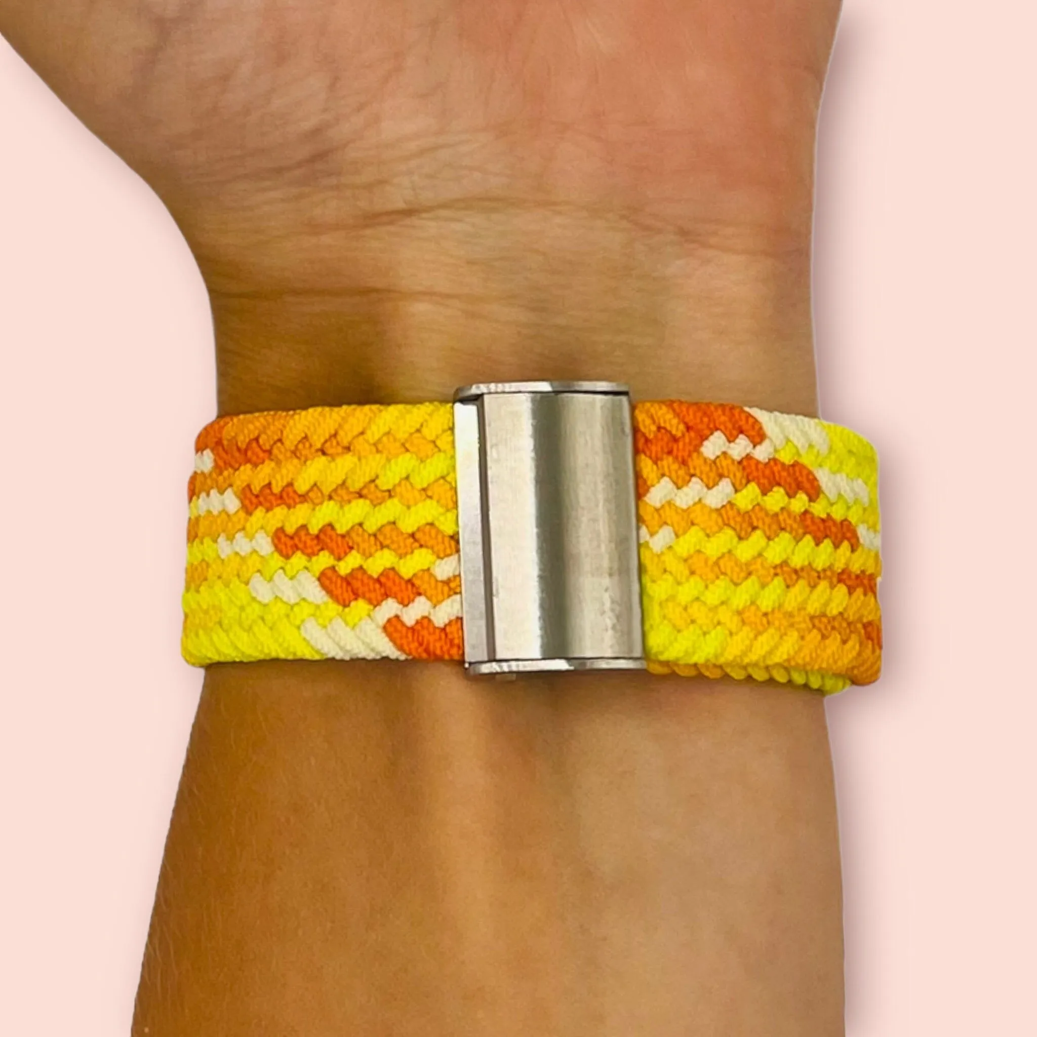 Nylon Braided Loop Watch Straps Compatible with the Garmin Approach S40