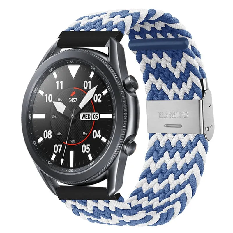 Nylon Braided Loop Watch Straps Compatible with the Garmin Approach S42