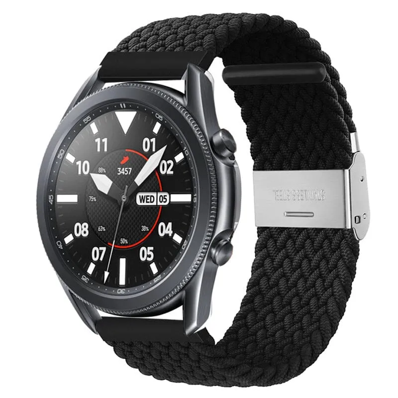 Nylon Braided Loop Watch Straps Compatible with the Garmin Approach S42
