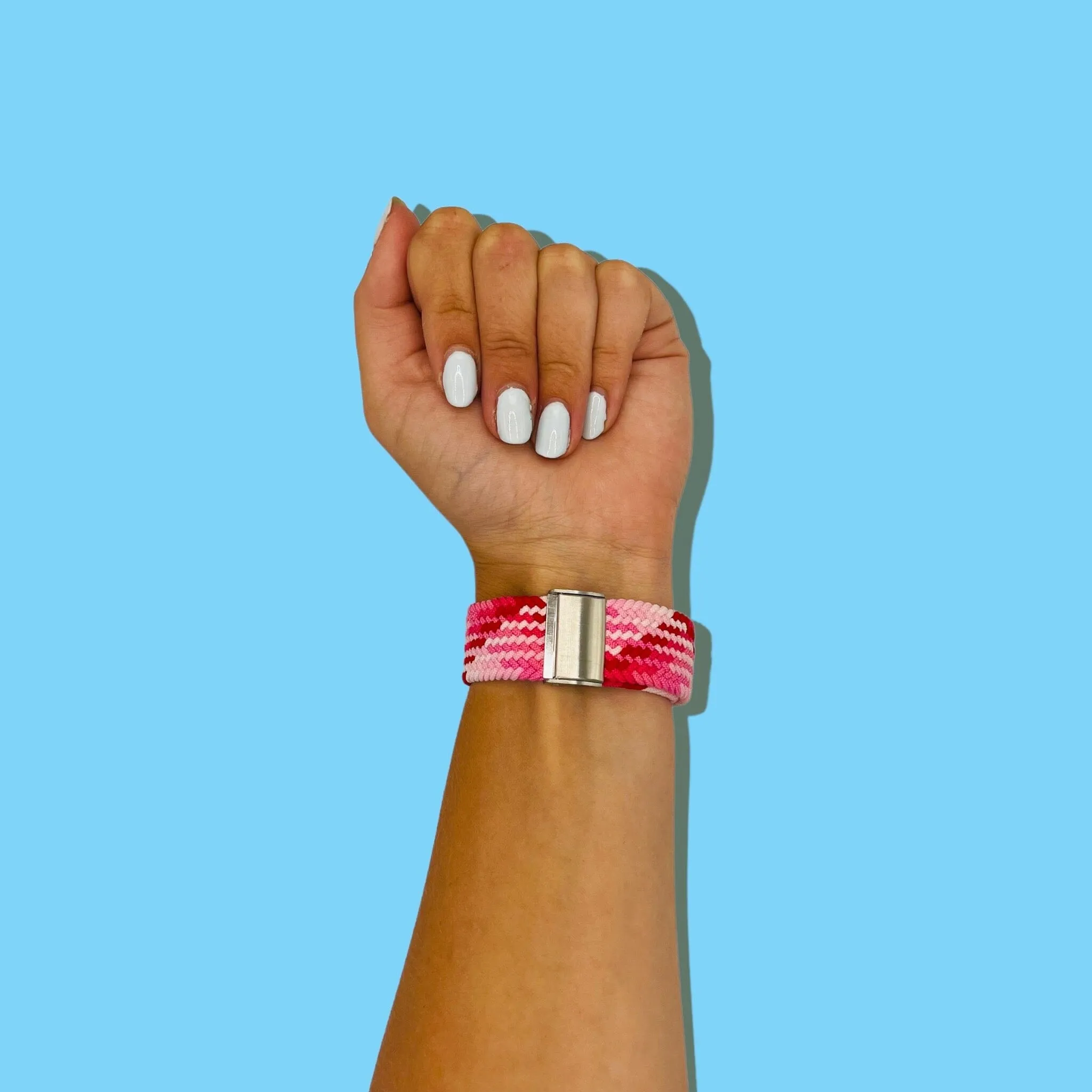 Nylon Braided Loop Watch Straps Compatible with the Garmin Approach S42