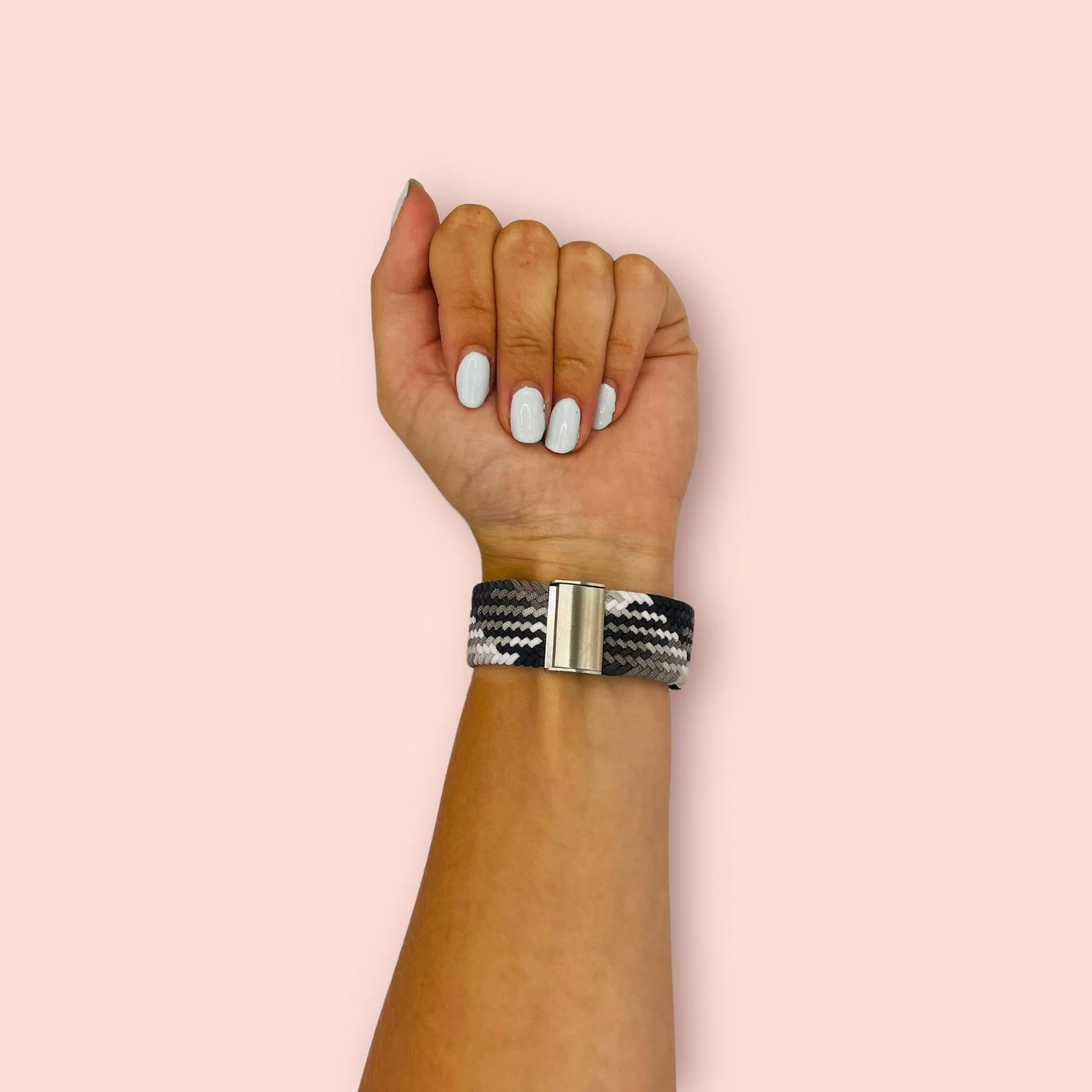 Nylon Braided Loop Watch Straps Compatible with the Garmin Approach S42