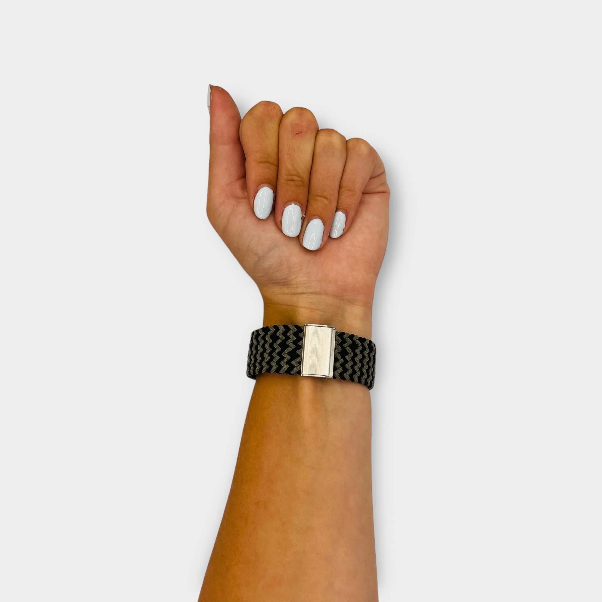 Nylon Braided Loop Watch Straps Compatible with the Garmin Approach S42