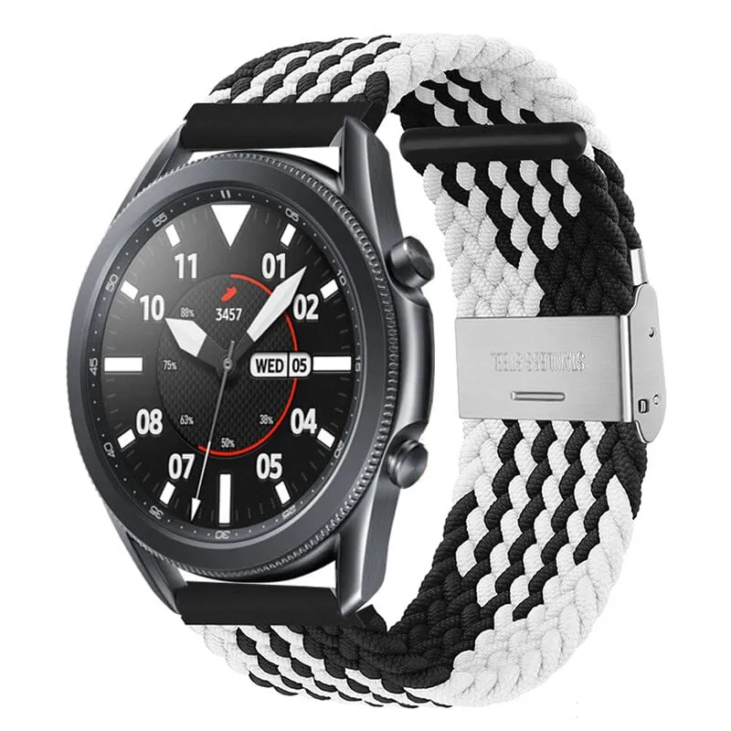 Nylon Braided Loop Watch Straps Compatible with the Garmin Approach S42