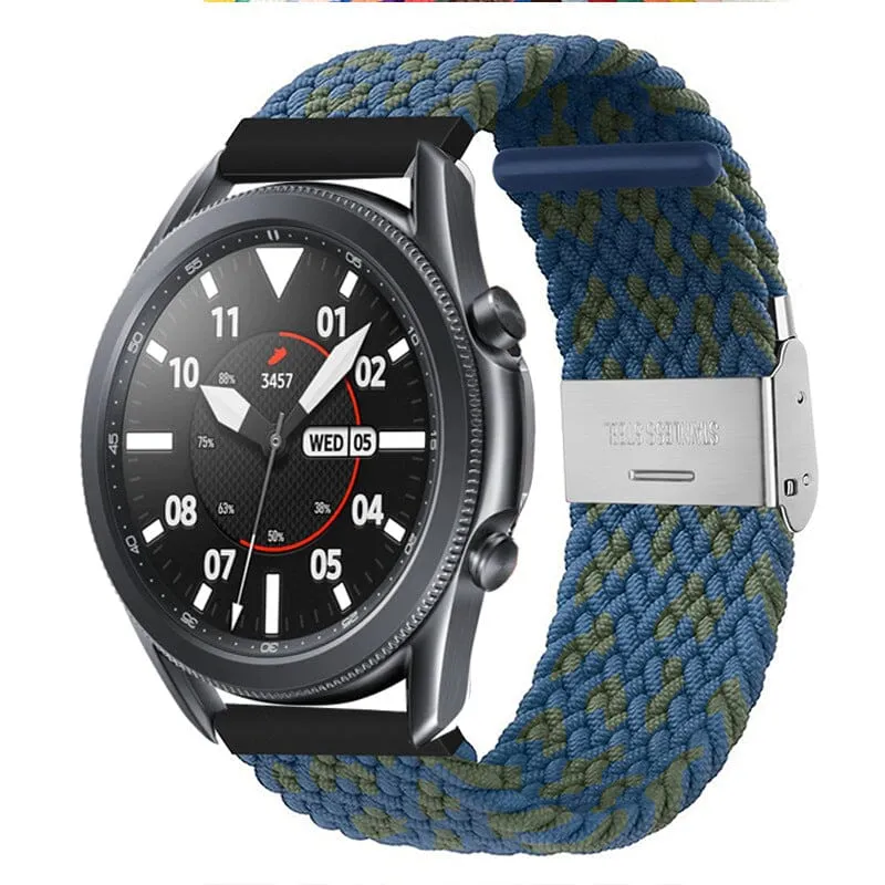 Nylon Braided Loop Watch Straps Compatible with the Garmin Approach S42