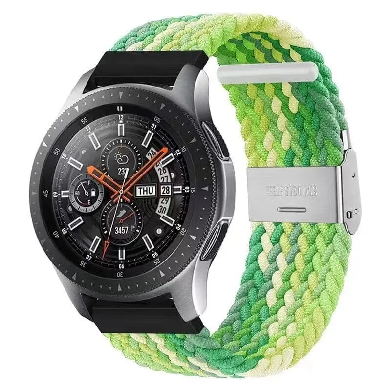 Nylon Braided Loop Watch Straps Compatible with the Garmin Approach S42