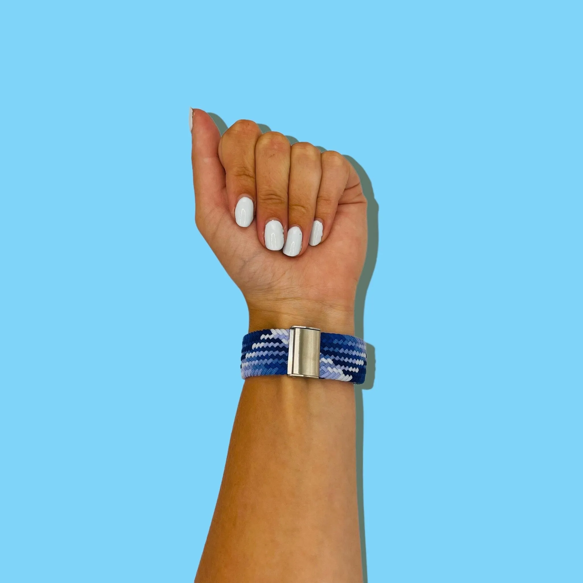 Nylon Braided Loop Watch Straps Compatible with the Garmin Approach S42