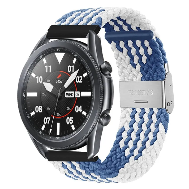 Nylon Braided Loop Watch Straps Compatible with the Garmin Approach S42