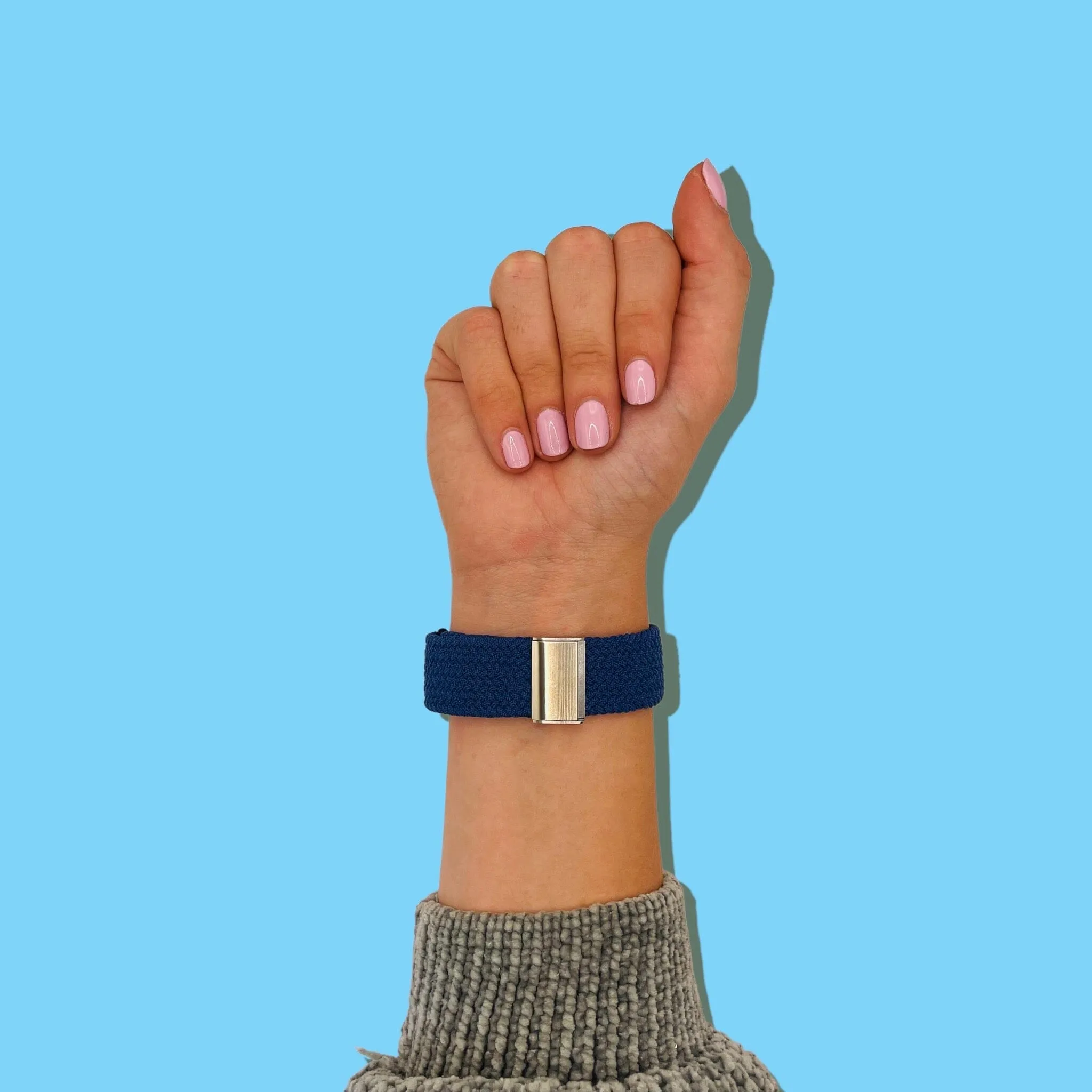 Nylon Braided Loop Watch Straps Compatible with the Garmin Approach S42