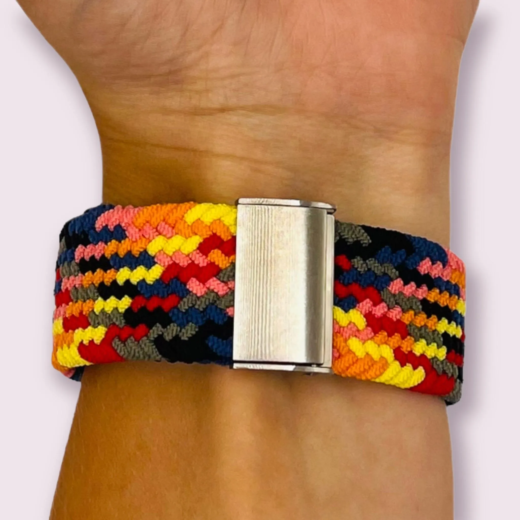 Nylon Braided Loop Watch Straps Compatible with the Garmin Approach S42