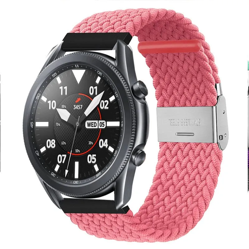 Nylon Braided Loop Watch Straps Compatible with the Garmin Approach S42