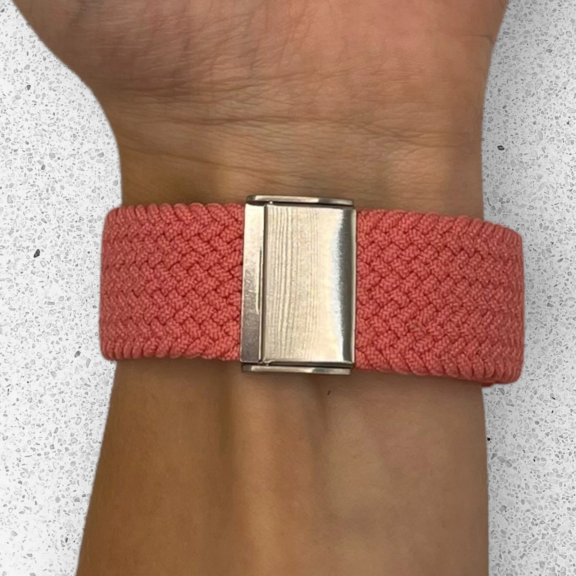Nylon Braided Loop Watch Straps Compatible with the Garmin Approach S42