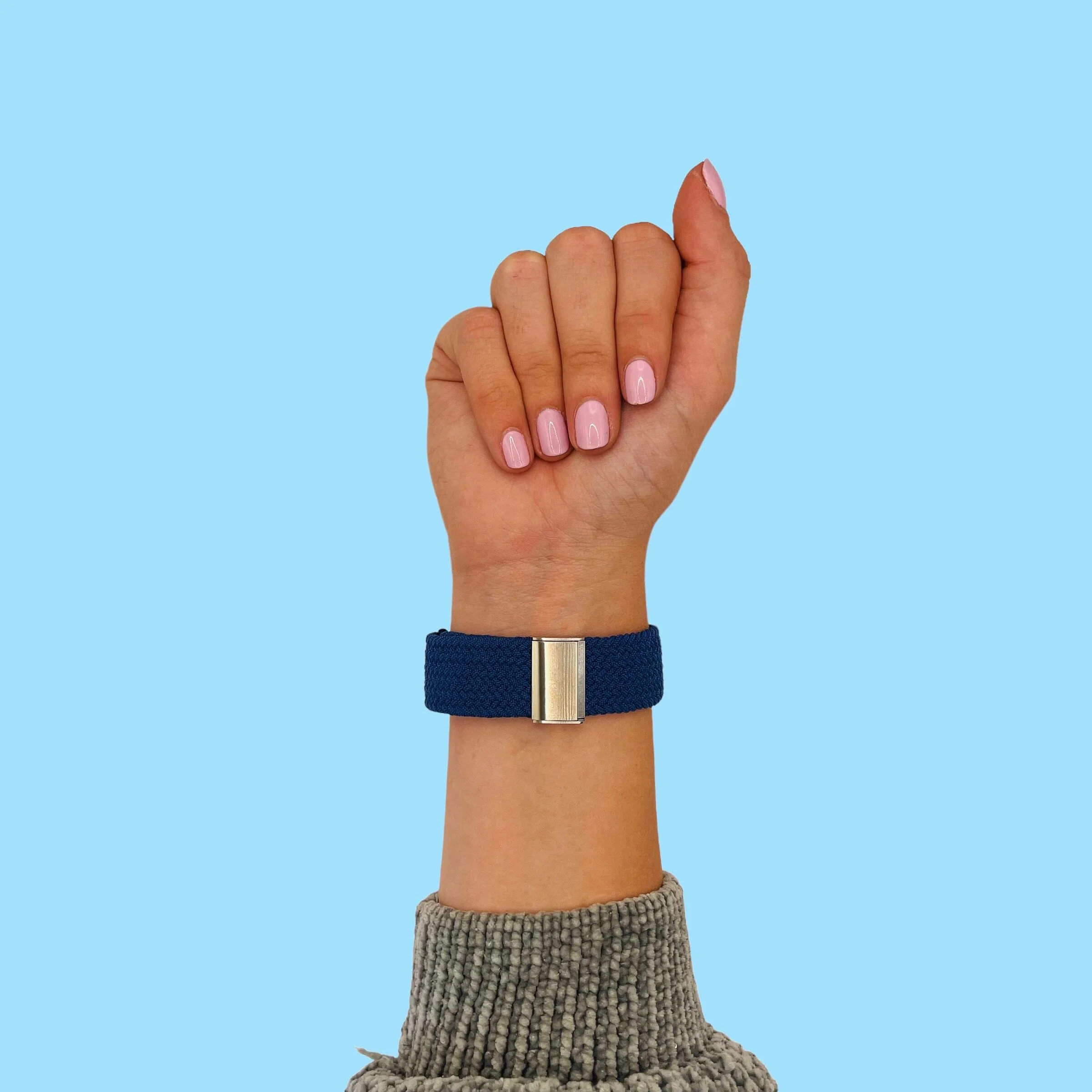 Nylon Braided Loop Watch Straps Compatible with the Garmin Approach S42