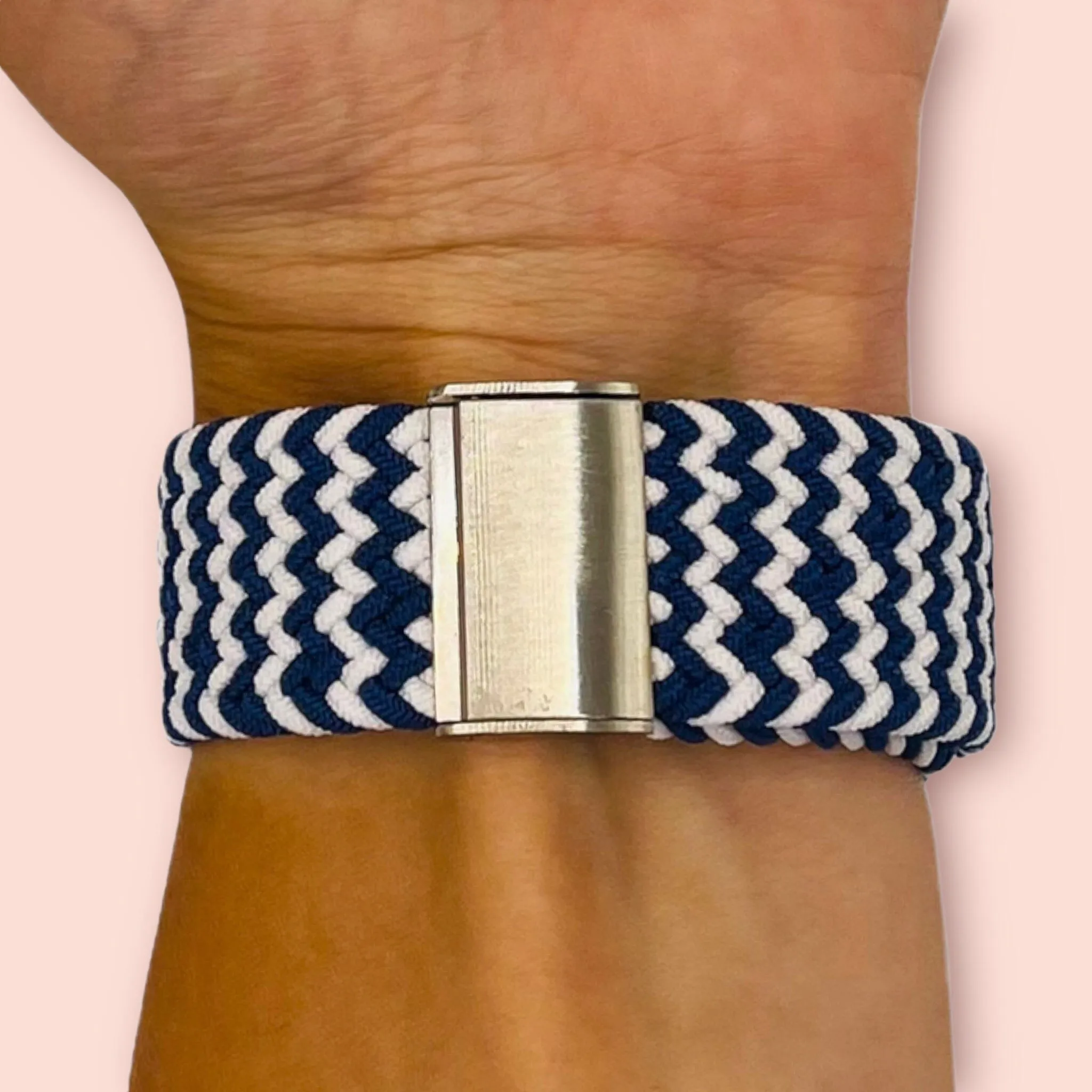 Nylon Braided Loop Watch Straps Compatible with the Garmin Approach S42
