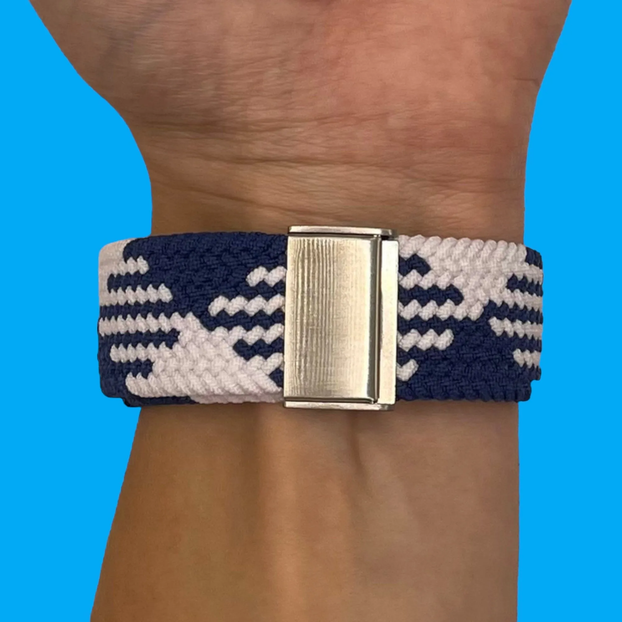 Nylon Braided Loop Watch Straps Compatible with the Garmin Approach S42