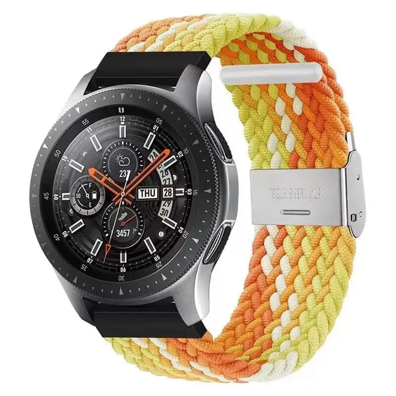 Nylon Braided Loop Watch Straps Compatible with the Garmin Approach S42