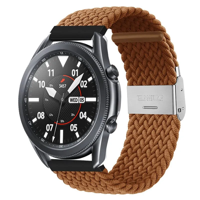 Nylon Braided Loop Watch Straps Compatible with the Garmin Approach S42