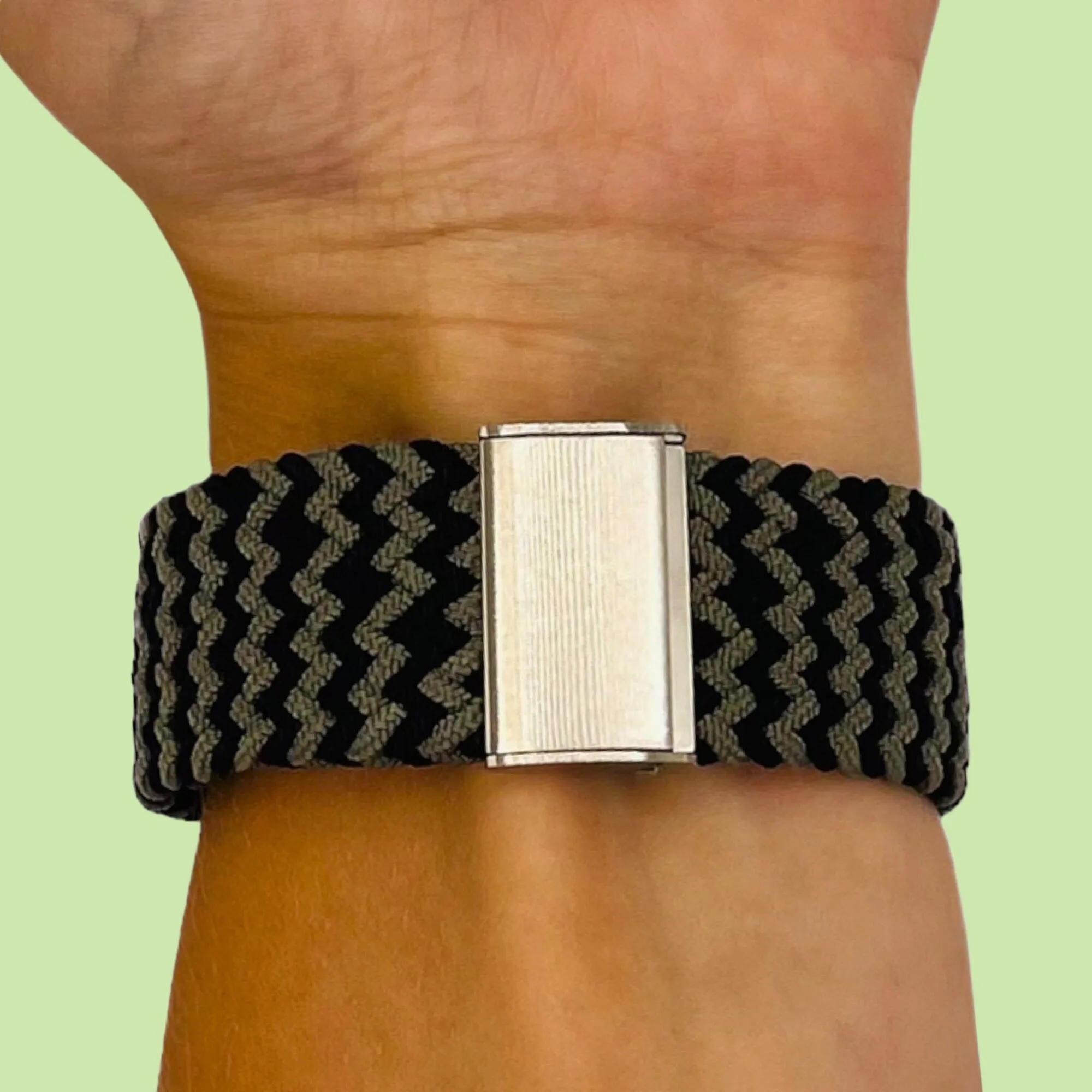 Nylon Braided Loop Watch Straps Compatible with the Garmin Approach S42