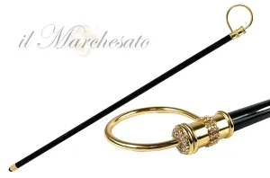 Original collectible Walking stick with crystals