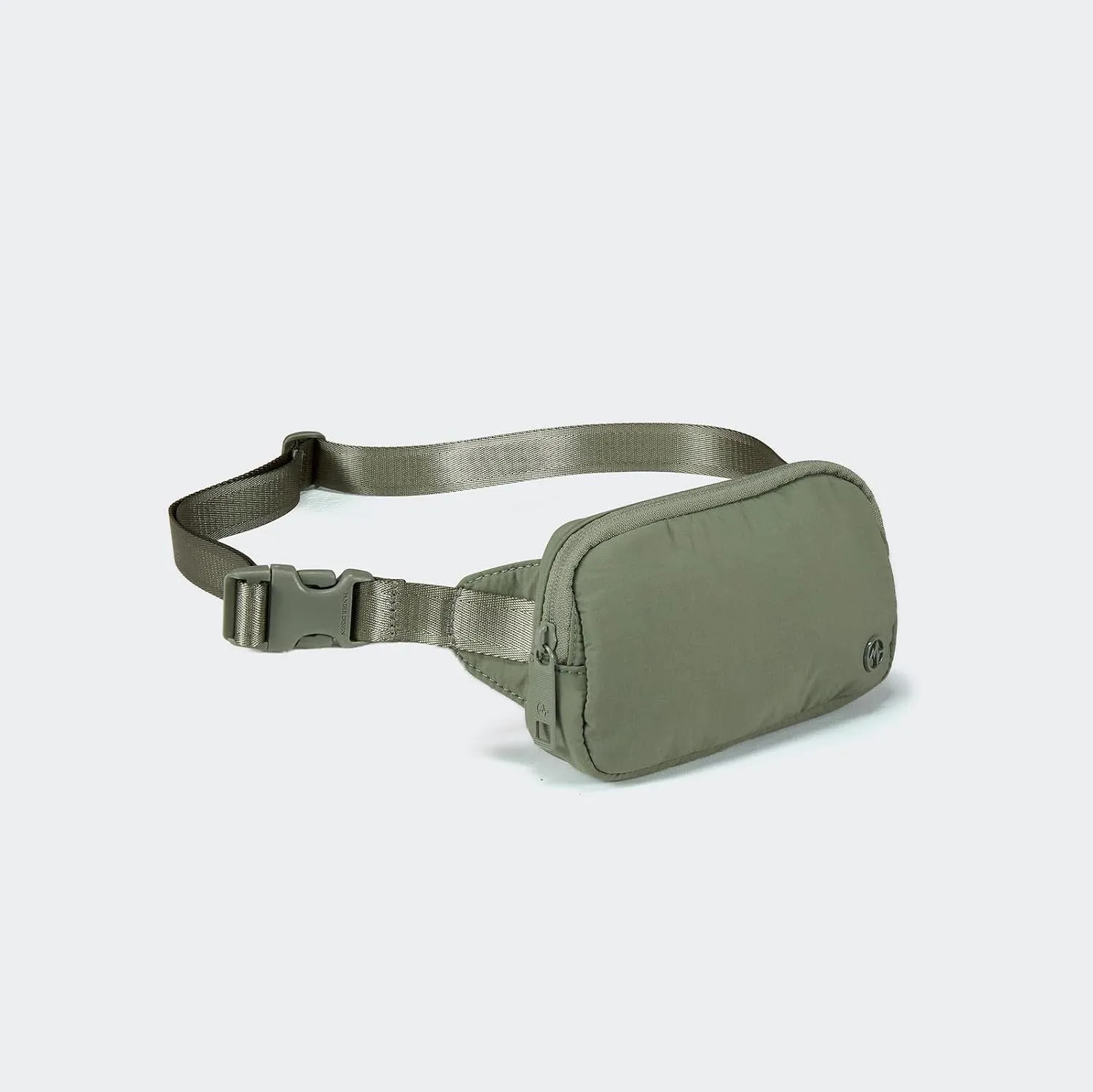 Pander Mini Belt Bag ?C Ultra Compact, Fits 6.7?? Phone, Lipstick, Earbuds, Essentials, Small Crossbody Waist Purse, Grey Sage