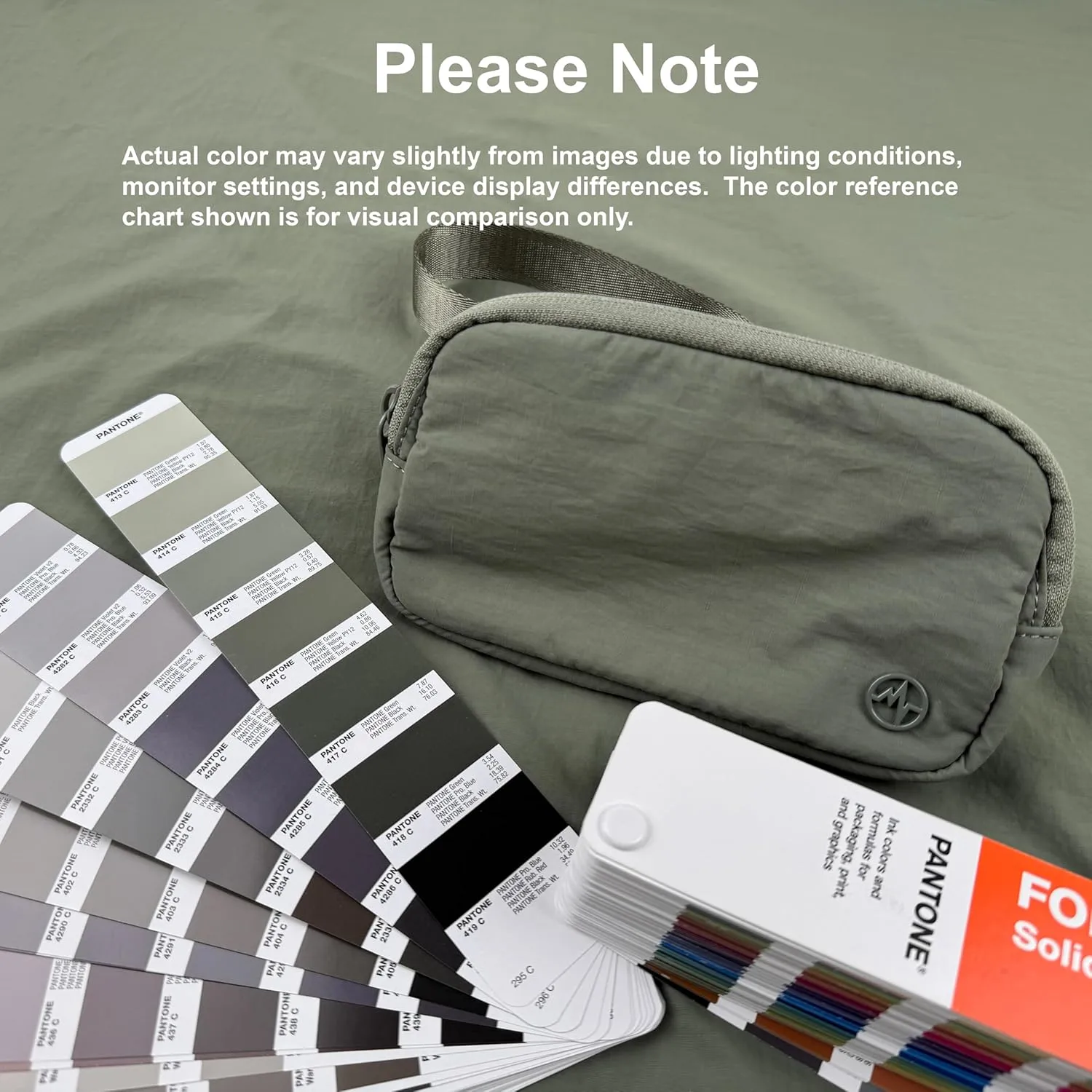 Pander Mini Belt Bag ?C Ultra Compact, Fits 6.7?? Phone, Lipstick, Earbuds, Essentials, Small Crossbody Waist Purse, Grey Sage