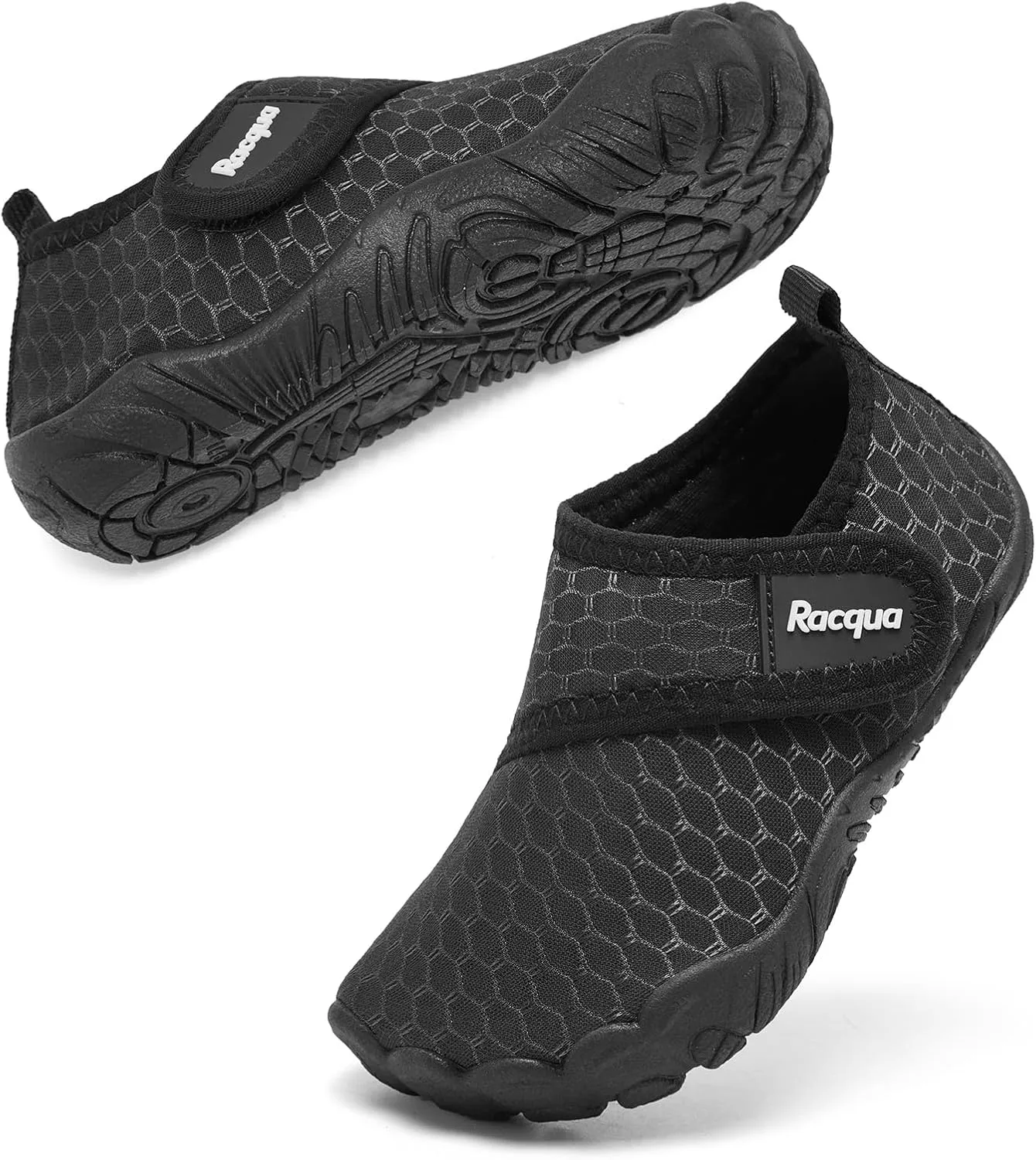 Racqua Boys Toddler Baby Water Shoes Girls Non-Slip Beach Outdoor Sports Breathable Water Shoes Quick Dry Lightweight Swim Pool Aqua Shoes(Baby/Toddler)