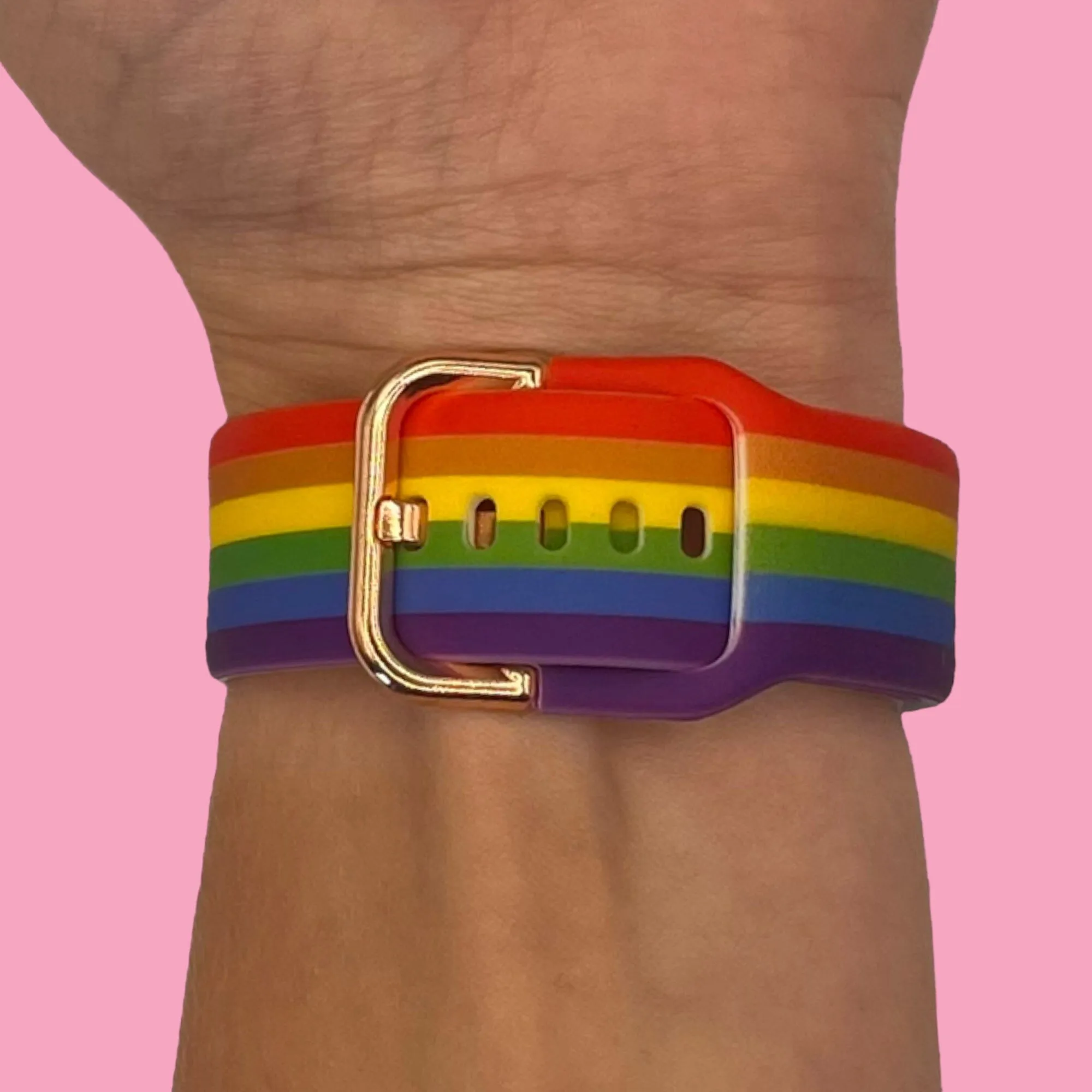 Rainbow Watch Straps compatible with the Garmin Approach S40